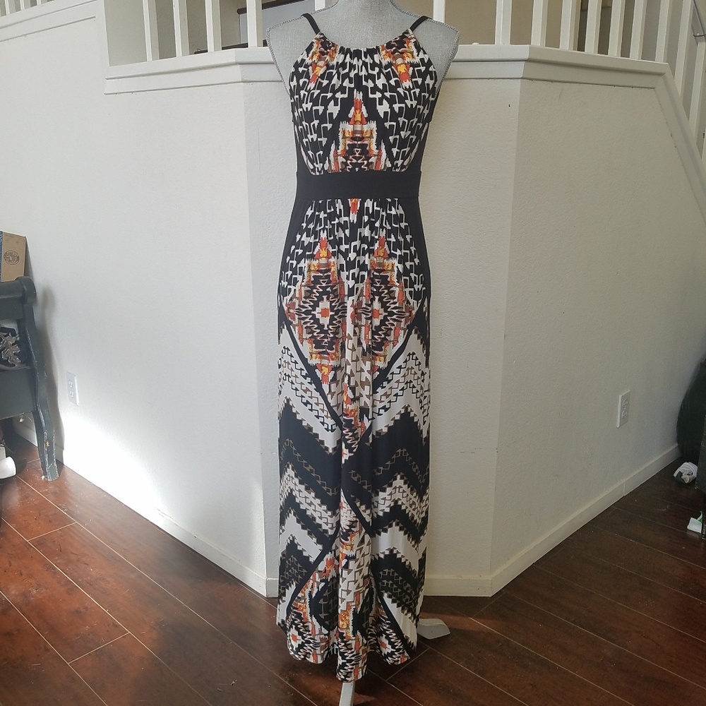 Chico's Aztec Print Maxi Dress